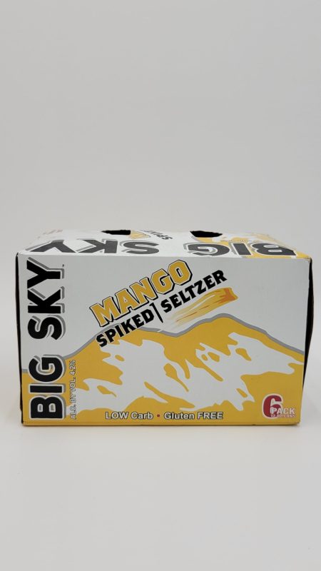 Big Sky Spiked Seltzer Mango 6 pack 12 oz can