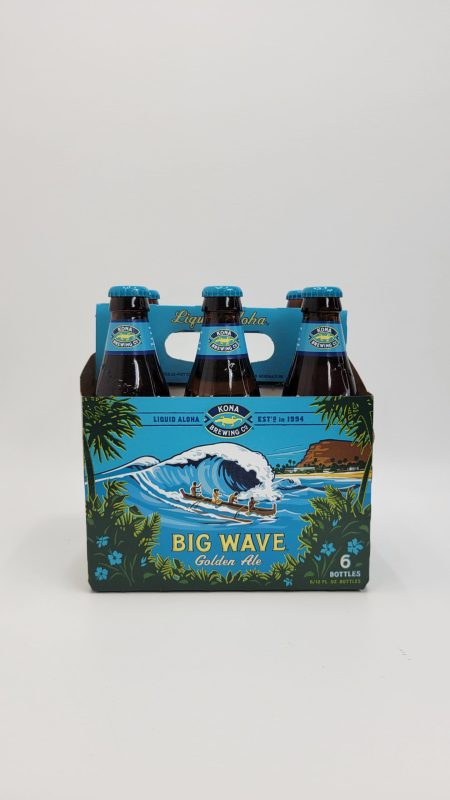 Kona Big Wave Golden Ale 6 pack 12 oz bottle