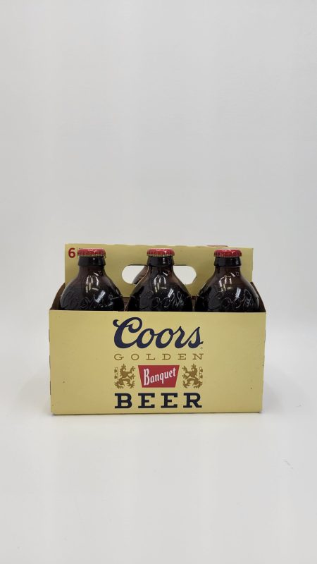 Coors Banquet 6 Pack Stubby Bottles