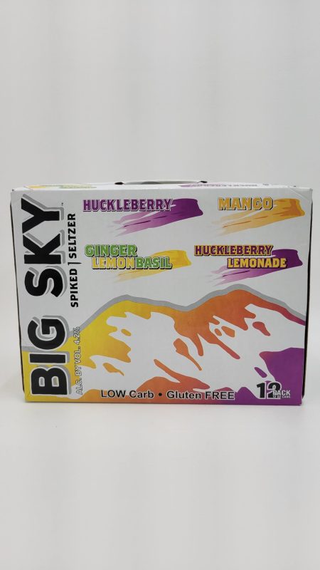 Big Sky Spiked Seltzer Variety 12 pack 12 oz cans