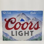 Coors Light 12 pack 12 oz cans