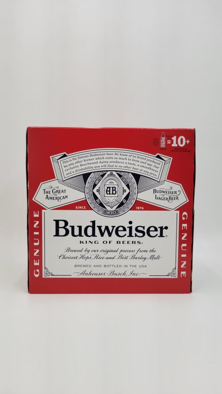 Budweiser 8 pack Aluminum Pints