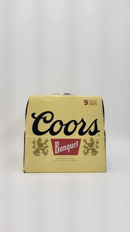 Coors Banquet 9 pack 16 oz Aluminum