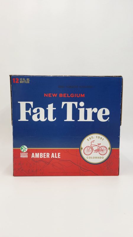 New Belgium Fat Tire Amber Ale 12 pack 12 oz bottles
