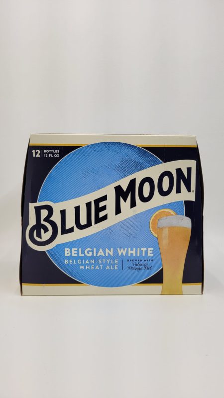Blue Moon Belgian White Wheat Ale 12 pack 12 oz bottles