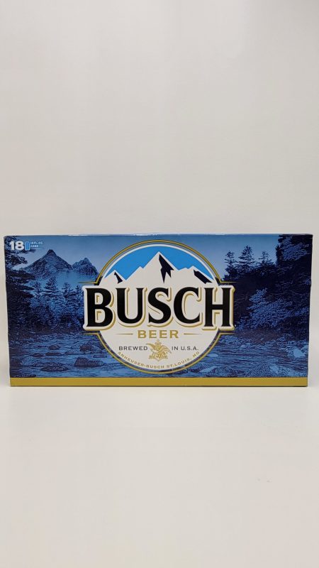 Busch Beer 18 pack 16 oz cans
