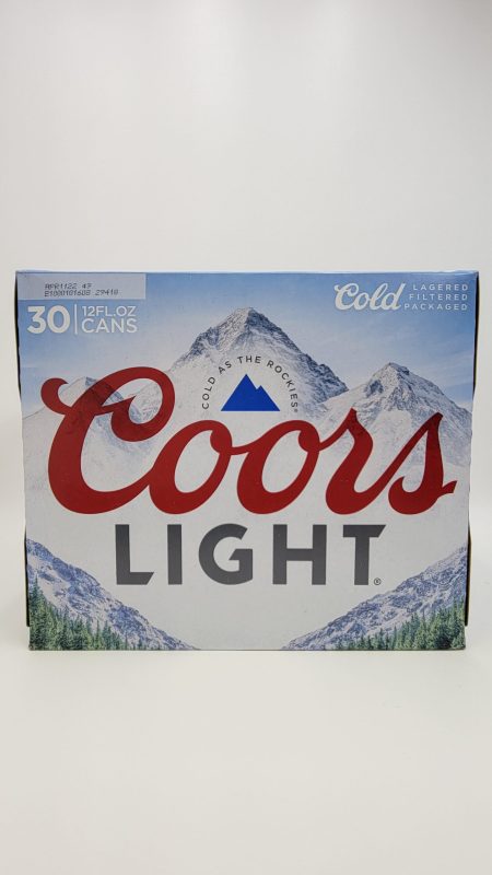 Coors Light 30 Pack 12 oz cans