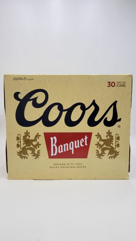 Coors Banquet 30 pack 12 oz can