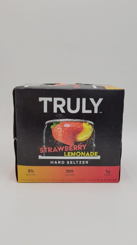 Truly Hard Seltzer Strawberry Lemonade 6 pack 12 oz Can