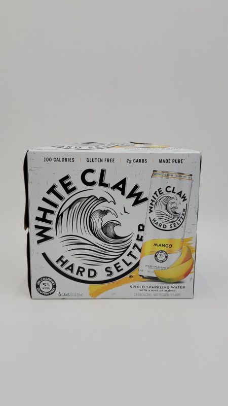 White Claw Hard Seltzer Mango 6 pack 12 oz can