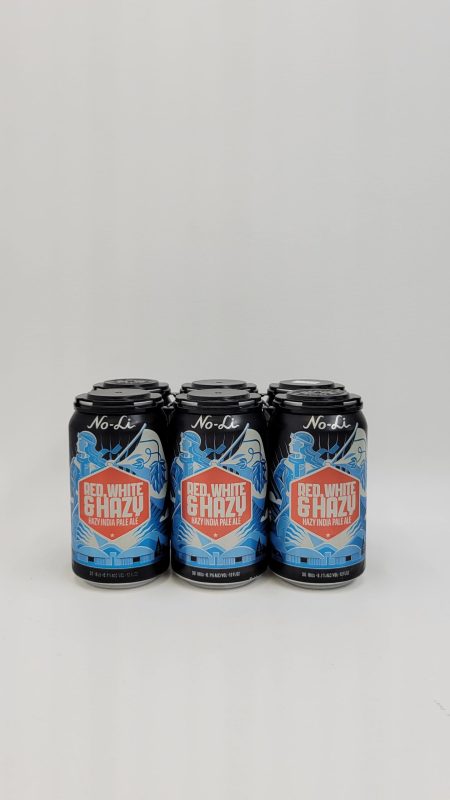 No Li Red White and Hazy IPA 6 pack 12 oz can