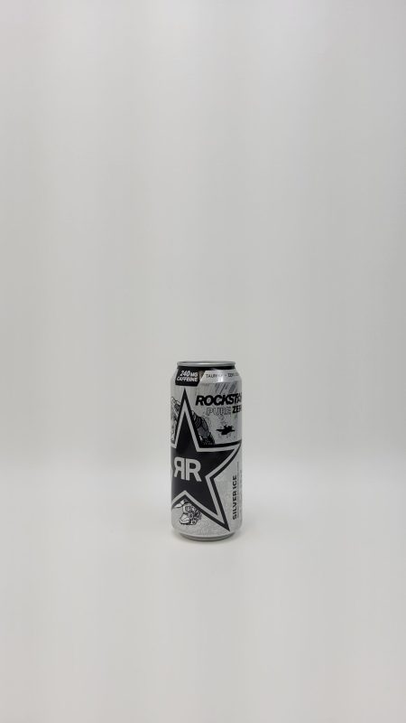 Rockstar Pure Zero Silver Ice 16 oz