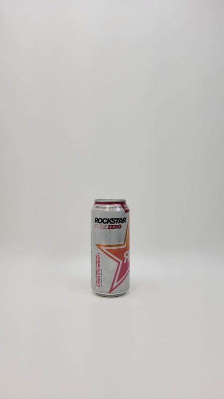 Rockstar Pure Zero Tangerine Mango Guava Strawberry 16 oz