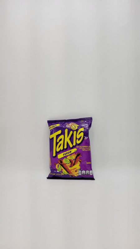 Takis Fuego Chili Pepper & Lime Tortilla Chips 4 oz
