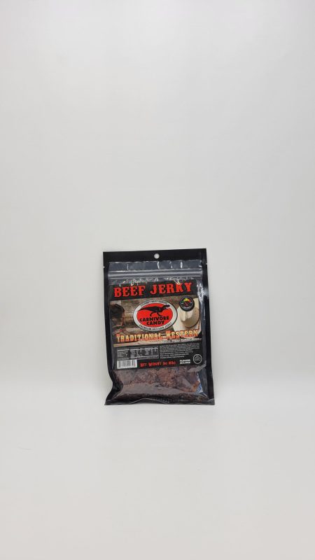 Carnivore Candy Traditional Western Beef Jerky 3 oz