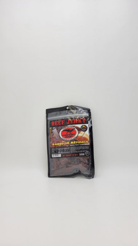 Carnivore Candy Barbecue Mesquite Beef Jerky 3 oz