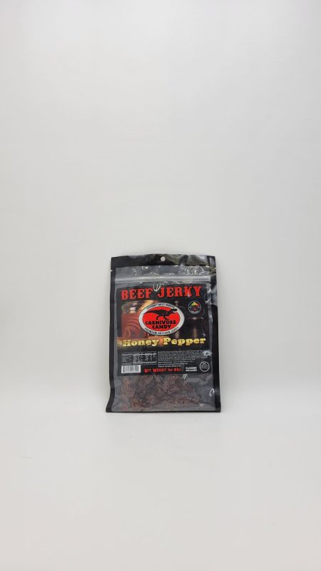 Carnivore Candy Honey Pepper Beef Jerky 3 oz