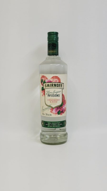 Smirnoff Infusions Strawberry & Rose 750 ml [zero sugar]